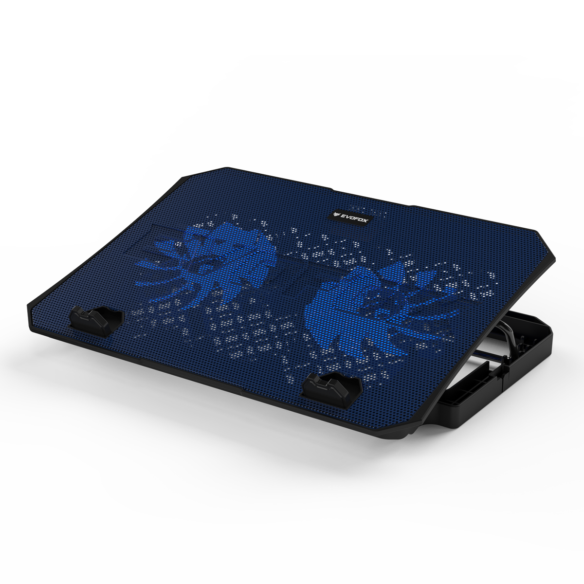 EvoFox Frost Laptop USB Cooling Pad with Blue LED – Black