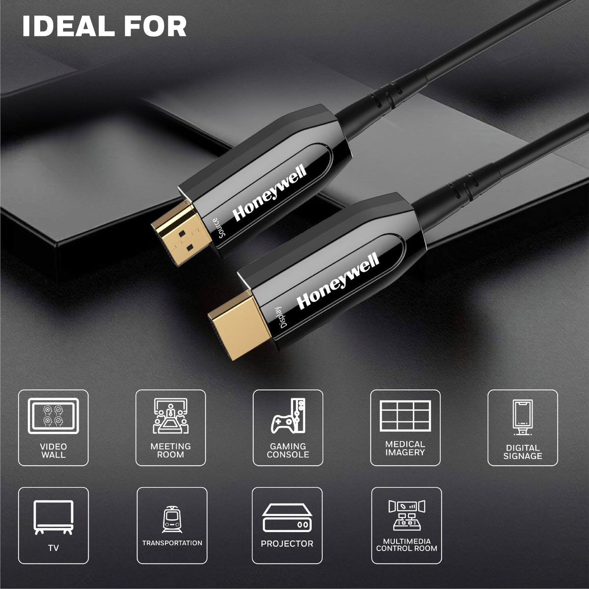 Honeywell HDMI 2.1 AOC Fibre Optic Cable (Ultimate Series)