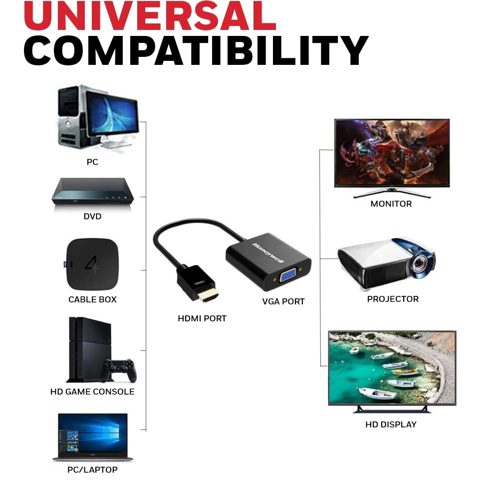 Honeywell HDMI to VGA Adapter with Audio (Value Series)
