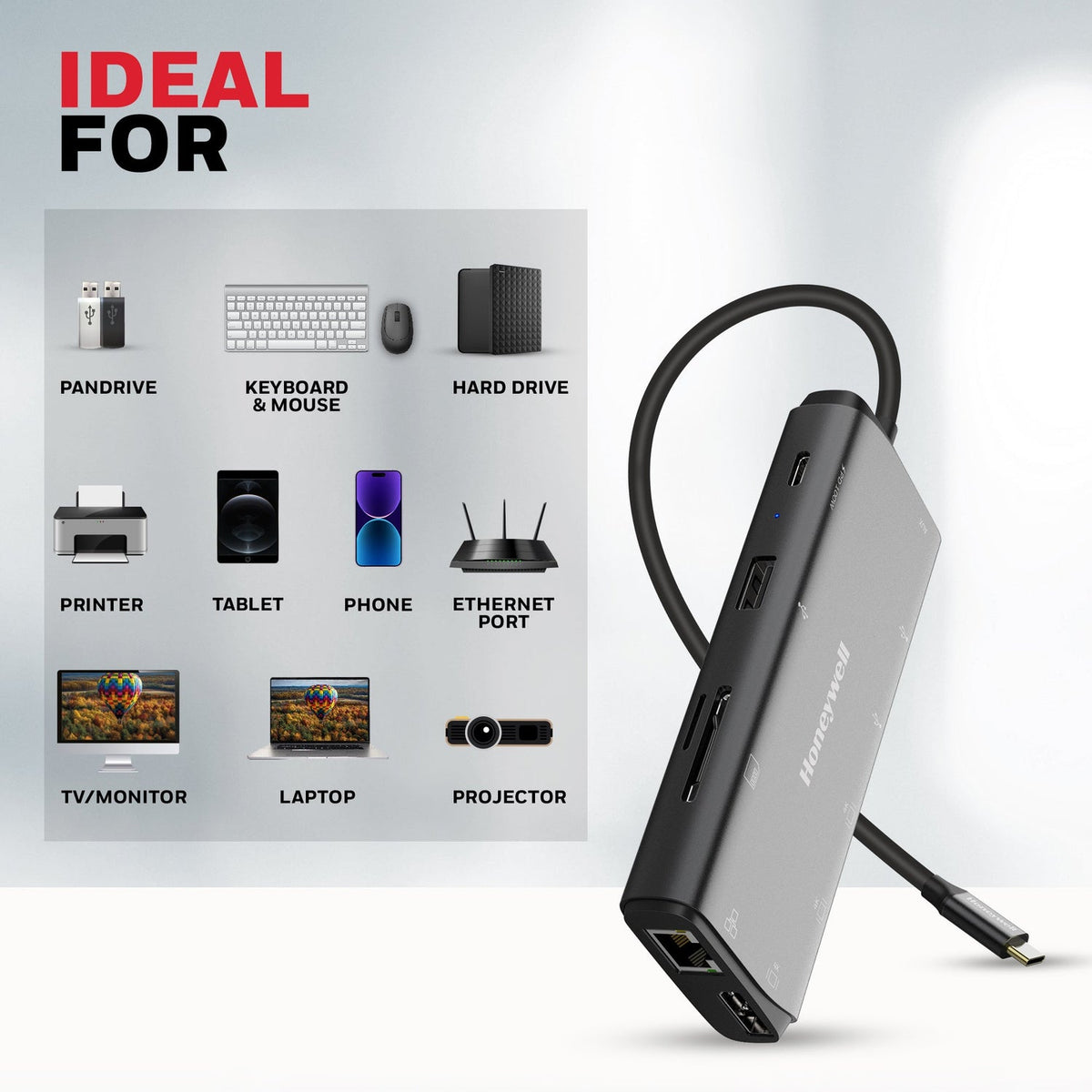 Honeywell USB-C Docking Station 11-in-1 (Platinum Series)