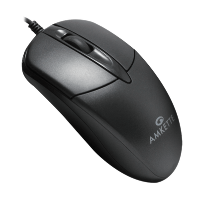 Amkette Kwik Pro 8 Wired USB Optical Mouse