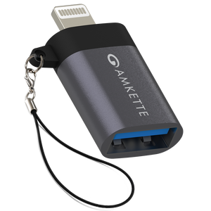 Amkette iConnect Mini Lightning to USB-A OTG Adapter