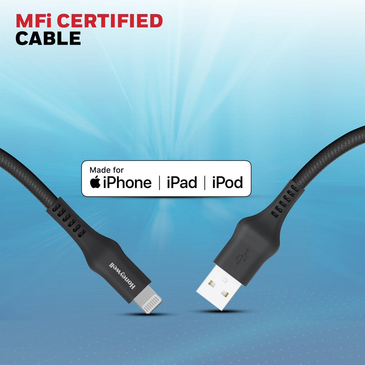 Honeywell USB to Lightning Cable 1.2m (Platinum Series)