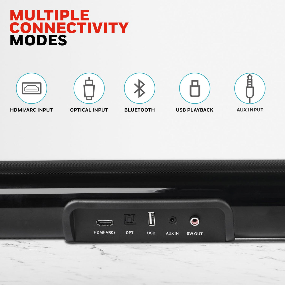 Honeywell Trueno U2000 2.1 Soundbar 160W