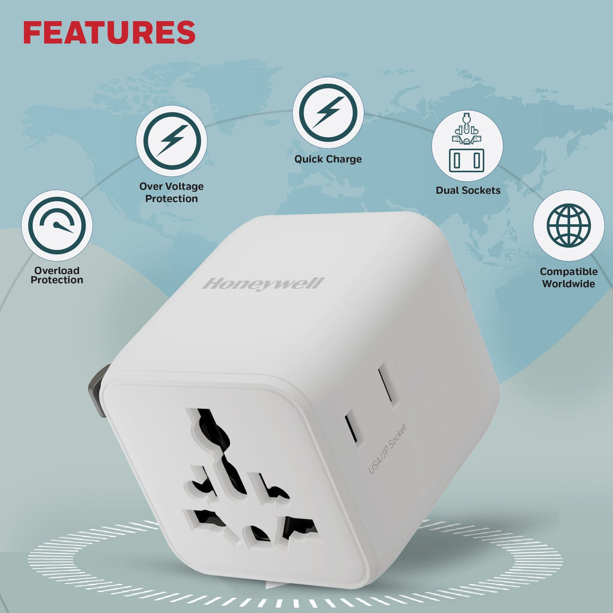 Honeywell World Travel Adapter (Platinum Series)