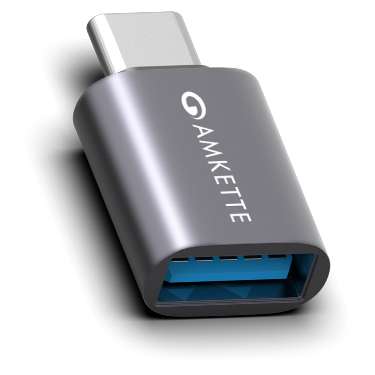 Amkette Mozen USB 3.0 Type C to USB A OTG Adapter