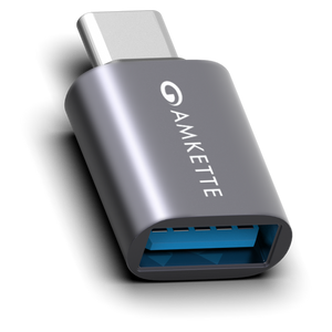 Amkette Mozen USB 3.0 Type C to USB A OTG Adapter