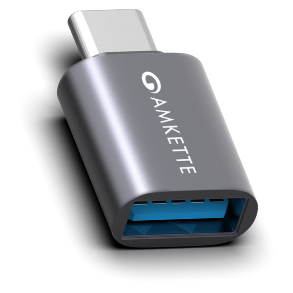 Amkette Mozen USB 3.0 Type C to USB A OTG Adapter