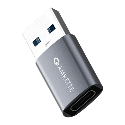 Amkette USB 3.0 Type C to USB A OTG Adapter