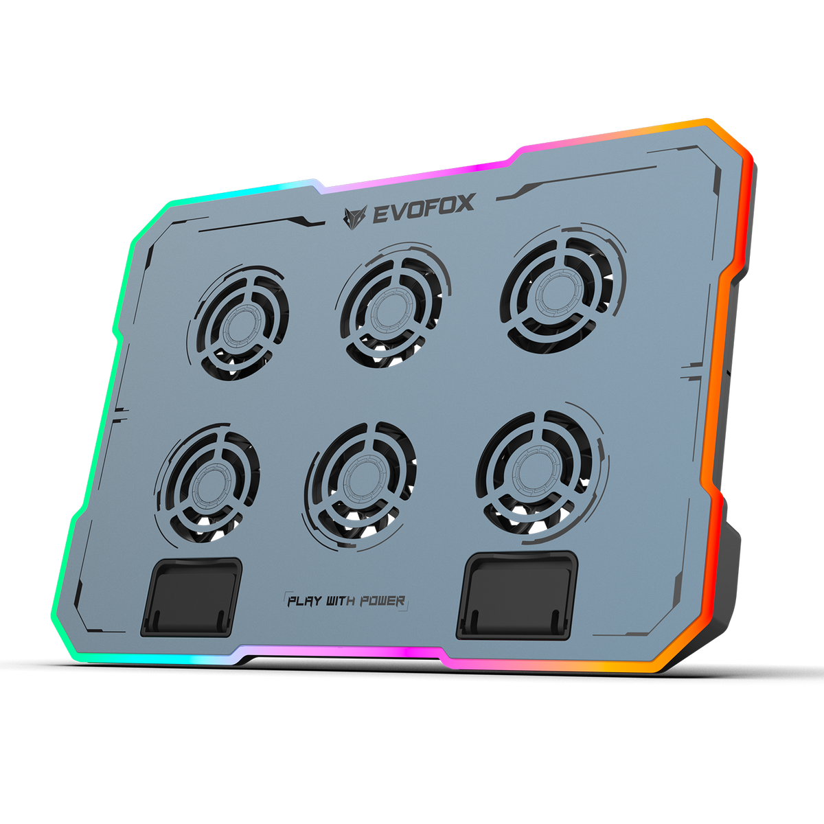 EvoFox Typhoon 2 Laptop Cooling Pad with 6 Fans & RGB