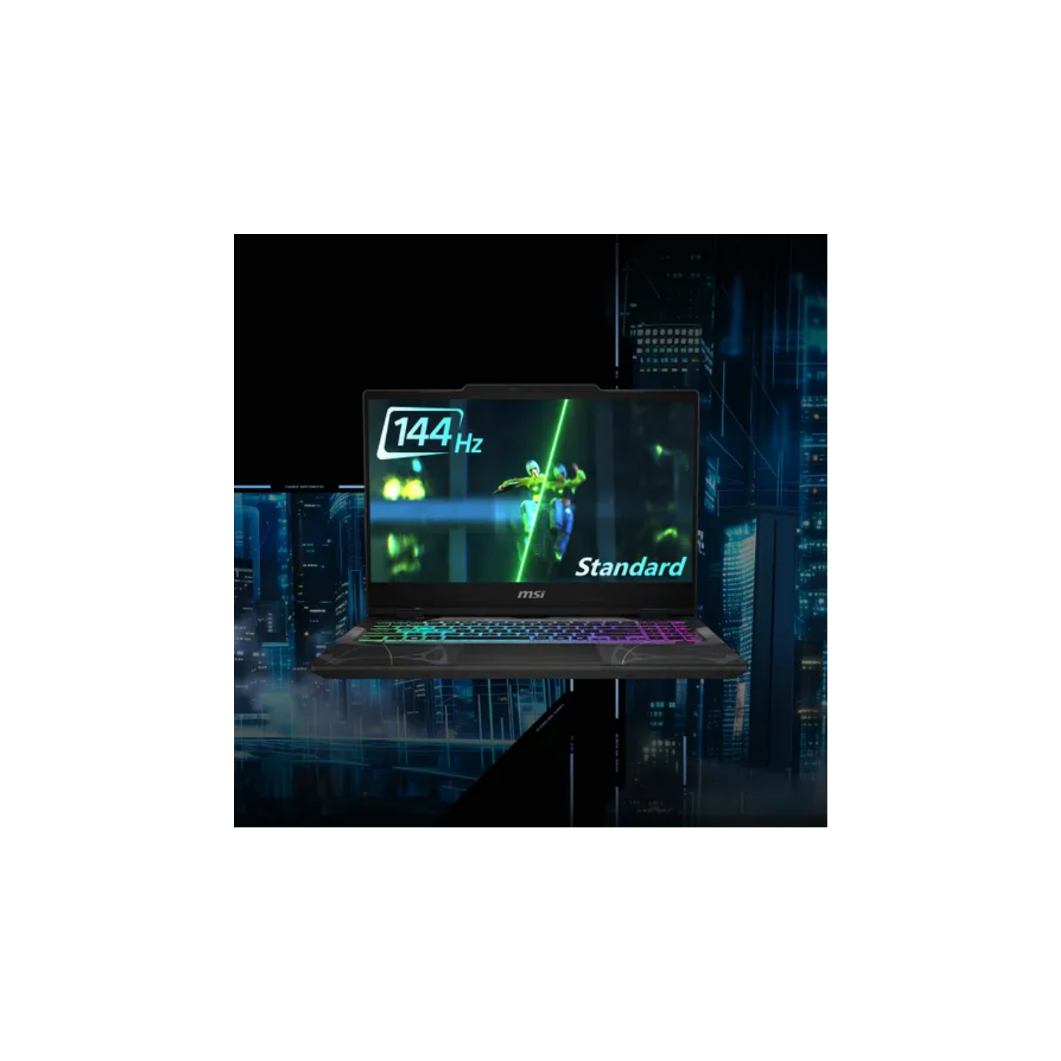 MSI Cyborg 15 B2RWEKG-216IN Gaming Laptop (SKU: B2RWEKG-216IN) – Intel® Core™ 7 240H | RTX 5050 8GB | 16GB DDR5 RAM | 1TB SSD | 15.6″ FHD 144Hz Display | RGB Keyboard | Windows 11 | High-Performance Gaming & Creator Laptop