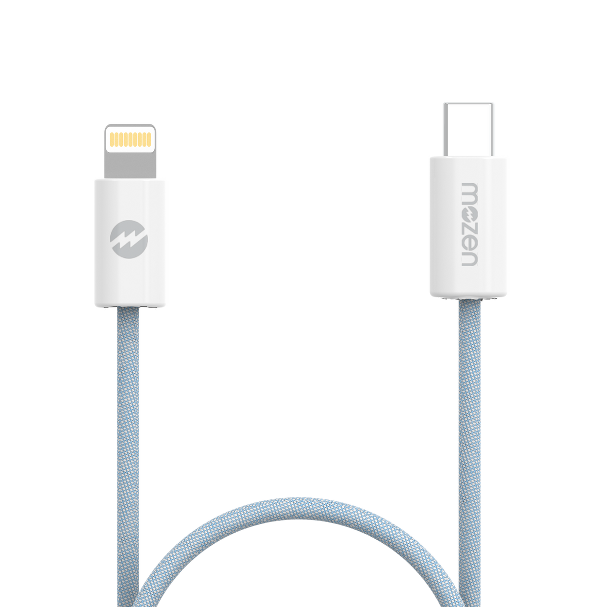 Amkette Mozen Flow Lite 3A Type C to Lightning Cable 1.2m – Blue