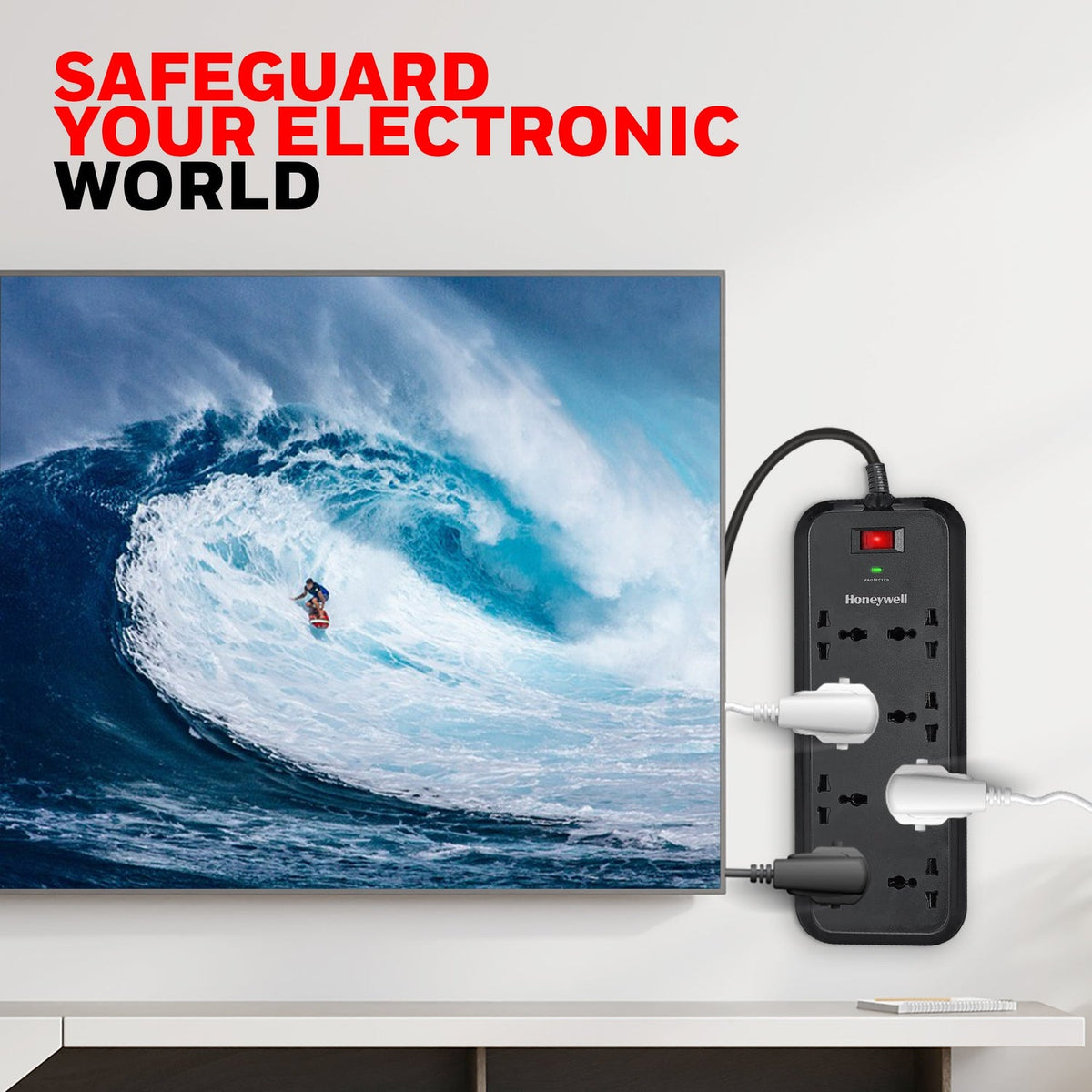 Honeywell Value 8-Outlet Surge Protector with Master Switch