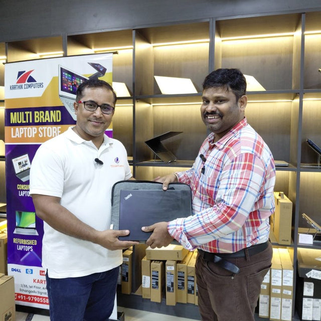 Happy customer at Karthik Computers, Chennai