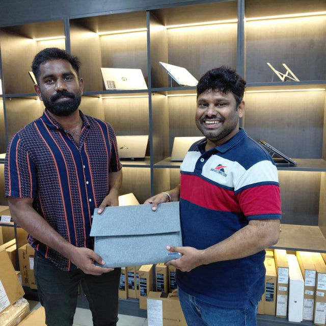 Happy customer at Karthik Computers, Chennai