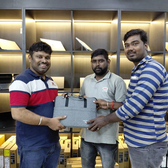 Happy customer at Karthik Computers, Chennai