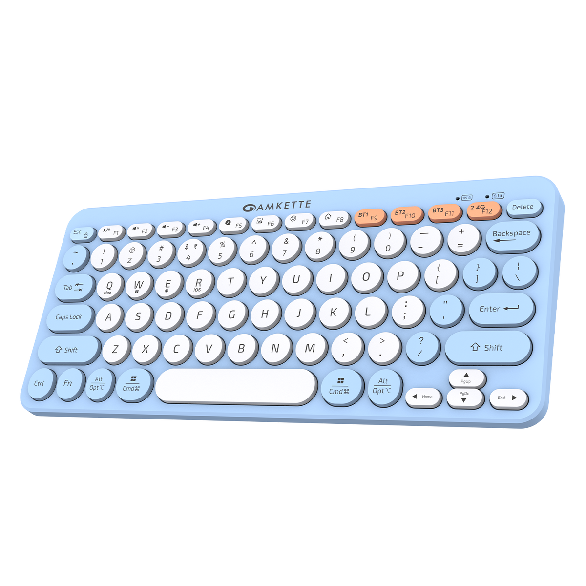 Amkette Optimus Bluetooth 4 in 1 Wireless Keyboard – Blue