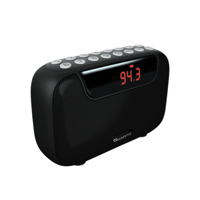 Amkette Pocket Blast FM Radio with Bluetooth Speaker