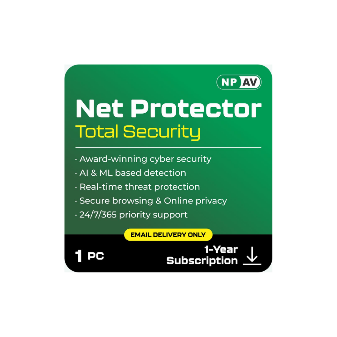 Net Protector Total Security – Antivirus, Firewall, Ransomware Shield, Parental Control, Data Backup for Windows