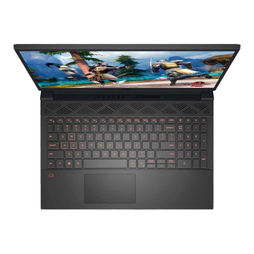 Dell G15 5520 top view reference photo